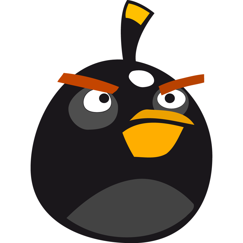 angry bird black Icon
