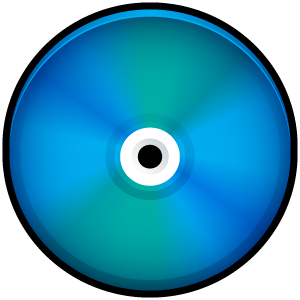 CD Colored Blue Icon
