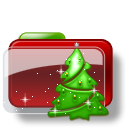 Christmas Folder Tree Icon