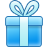 gift blue Icon