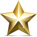 Golden star Icon