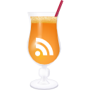 RSS orange cocktail Icon