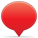 social balloon color red Icon