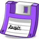 Floppy purple Icon