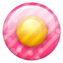 Pink button 1 Icon