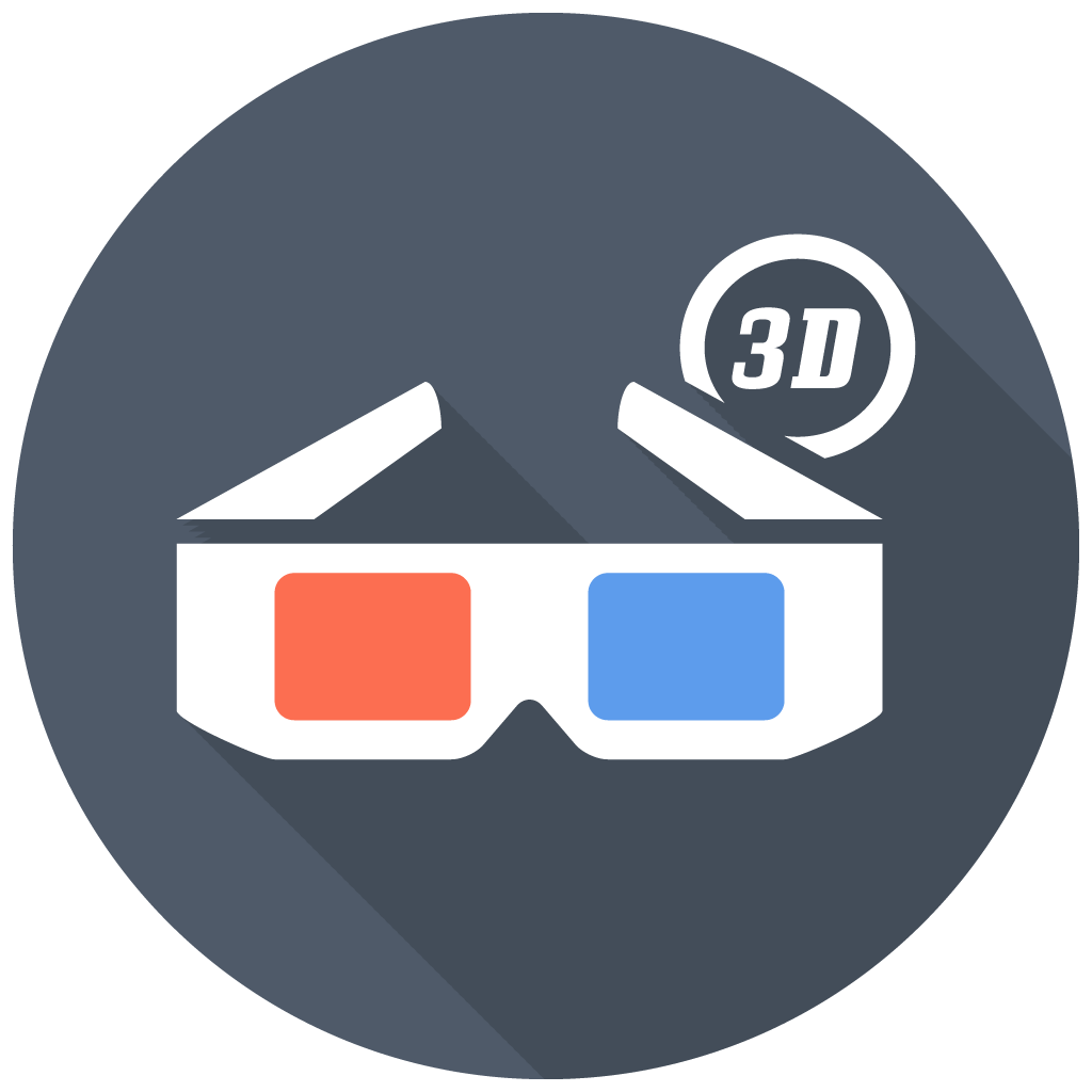 3D Glasses Icon