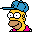 Simpsons Family Dancin Homer Icon