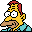 Simpsons Family Middle Aged Grandpa Simpson Icon