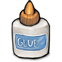 Asymmetrical Glue Icon