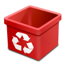 trash red empty Icon
