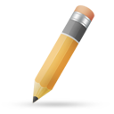 pencil orange Icon