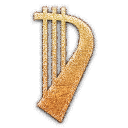 Lute Embossed Icon