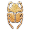 Scarab Embossed Icon