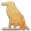 a, glottal stop, Vulture Embossed Icon