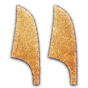 y Double Reeds Embossed Icon