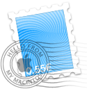 Blue Spiral Icon