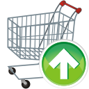 shopping cart up Icon