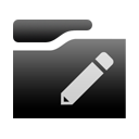 Black AppsFolder Icon