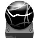 Black iDisk Icon