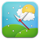 weather clock 2 Icon