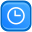 clock Blue Icon