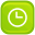 clock Green Icon