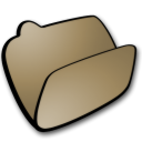 folder brown open Icon