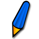 pen blue Icon