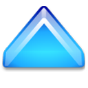 Action arrow blue up Icon
