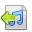 Import Audio Document Icon
