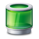 Recycle bin green Icon