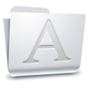 Folders Fonts Icon