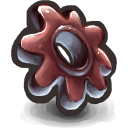 Gear Red Icon