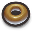 Donut, The Bagel's Glazed and Sometimes Sprinkled Cousin Icon