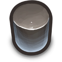 Black Cylinder Icon