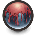 Blood...er...Paint Covered Planet Icon