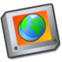 Folder globe Icon
