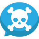Jolly roger bubble chat Icon