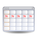 Apps evolution calendar Icon