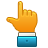 finger pointer Icon