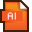 File Adobe AI Icon