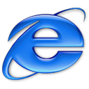 Application Internet Explorer aqua Icon