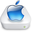 Drive Apple aqua Icon