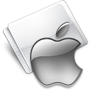 Folder Apple gray Icon