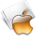 Folder Apple tangerine Icon