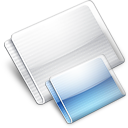 Folder Folders aqua Icon