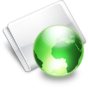 Folder Online lime Icon