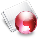 Folder Online strawberry Icon