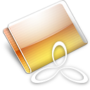 Folder RAD E8 tangerine Icon