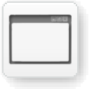 MS DOS application White Icon
